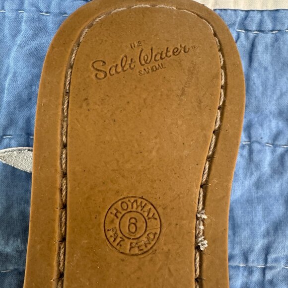 SALT WATER Sandals - Kids Sz 8 - Tan - Classic design - Like new - Picture 5 of 5